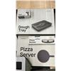 Image 2 : GROUP LOT - PIZZA ACCESSORIES. DIGITAL THERMOMETER, PIZZA SERVER, DOUGH TRAY, PEEL/SERVER, PEEL AND
