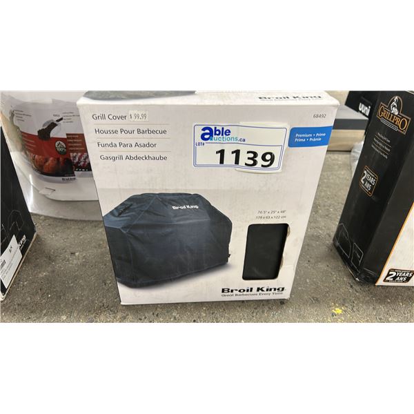 BROIL KING 68492 PREMIUM GRILL COVER.  70.5" X 25" X 48".