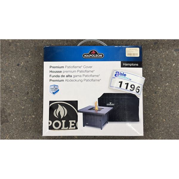 NAPOLEON PREMIUM PATIOFLAME COVER.  HAMPTONS.