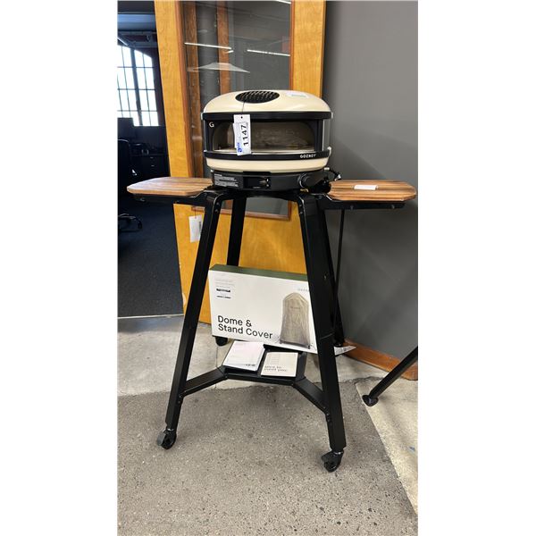 GOZNEY GAPBNCA1424 PIZZA OVEN ON STAND. COMES WITH DOME AND STAND COVER.