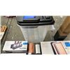 Image 3 : GROUP LOT BROIL KING ACCESSORIES.  TANK SCALE, ORGANIZER, CONDIMENT BIN, BUTCHER PAPER, BRUSH, FAT