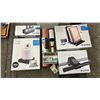 Image 2 : GROUP LOT BROIL KING ACCESSORIES.  TANK SCALE, ORGANIZER, CONDIMENT BIN, BUTCHER PAPER, BRUSH, FAT