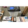 Image 3 : GROUP LOT BROIL KING ACCESSORIES.  TANK SCALE, ORGANIZER, CONDIMENT BIN, BUTCHER PAPER, BRUSH, FAT