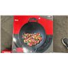 Image 4 : GROUP LOT OF WEBER ACCESSORIES.  POULTRY ROASTER, GRILLING STONE AND WOK. APPROX VALUE - $360.00.