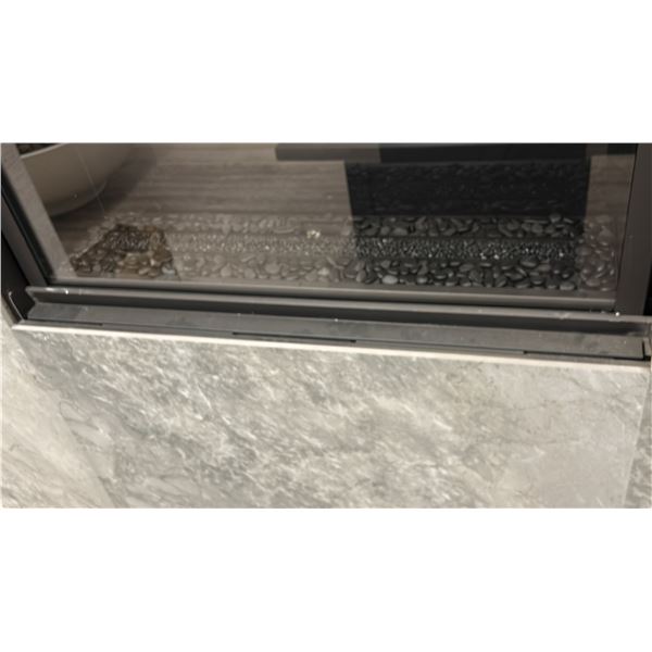 SIERRA FLAME GAS FIREPLACE. 43" WIDE. REMOTE. $5,600 RETAIL.  MODEL BENNETT-445-NG