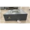 Image 1 : PARAMOUNT ALUMINUM CONCRETE LOOK FIREPLACE.  PROPANE. 38" SQUARE. 13" HIGH.