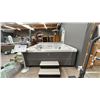Image 1 : HOTSPRING HIGHLIFE. GRANDEE 7 SEAT HOT TUB. 49 JETS. 455 GALLON. 8'4" X 7'7".  FRESH WATER IQ READY.