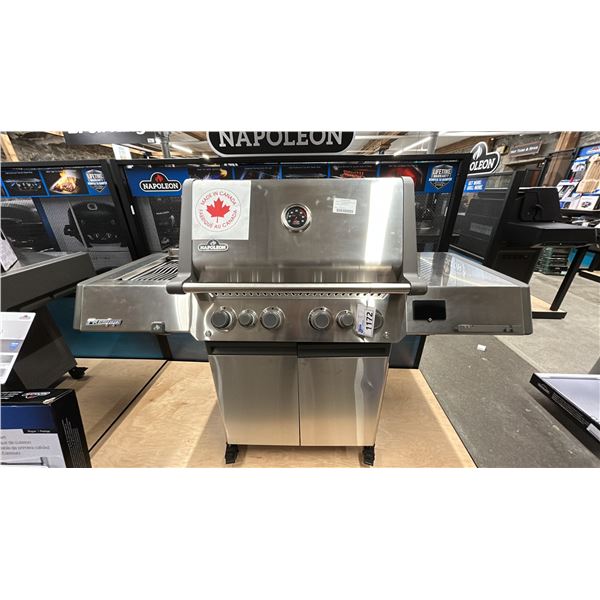 NAPOLEON PRESTIGE 500 CONNECTED NATURAL GAS GRILL. 66" WIDE. INFRARED SIDE SIZZLE ZONE GRILL