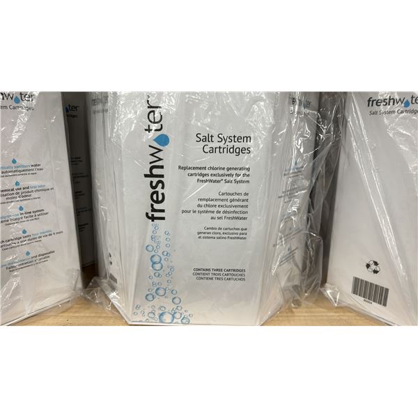 FRESHWATER SALT SYSTEM CARTRIDGES. CONTAINS 3 CARTRIDGES. RETAIL $450.