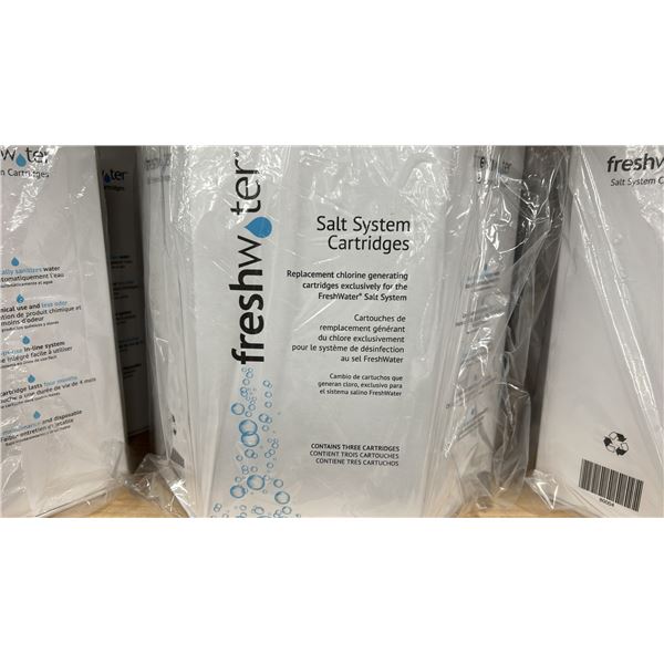 FRESHWATER SALT SYSTEM CARTRIDGES. CONTAINS 3 CARTRIDGES. RETAIL $450.