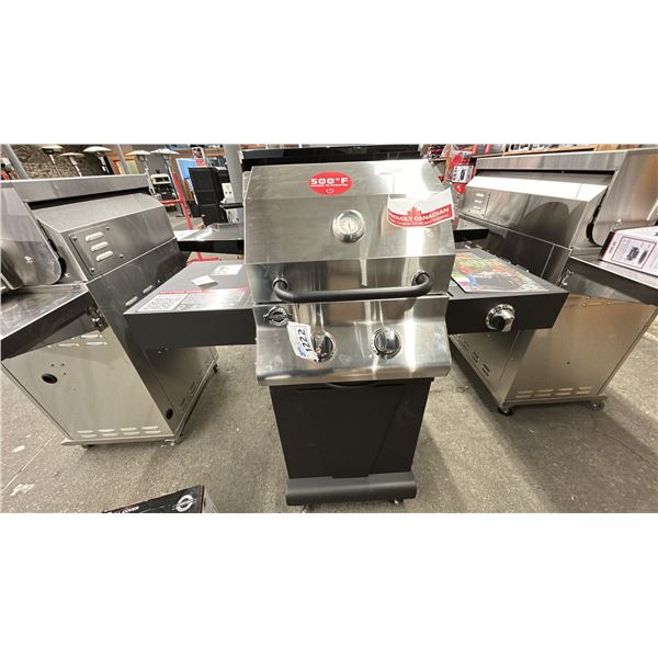 JACKSON GRILLS 2 BURNER PROPANE GAS GRILL. MODEL JKS400BLK-LP. INCLUDES OPTIONAL GRILL COVER