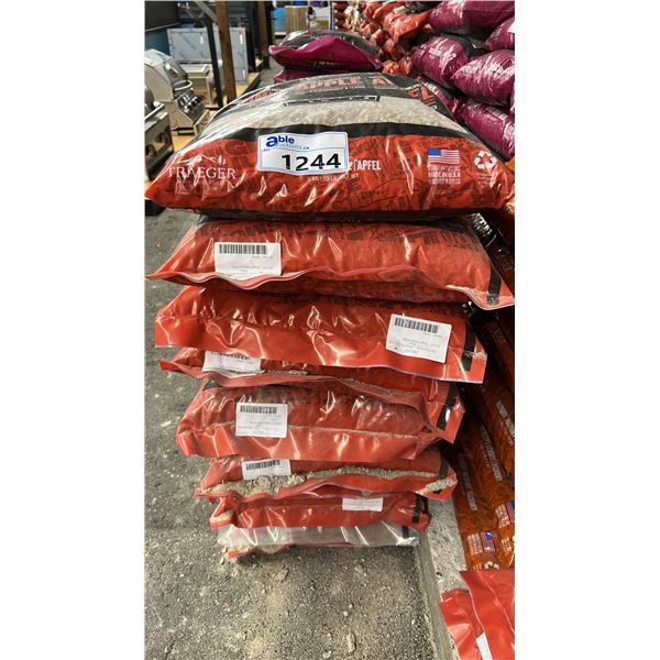10 BAGS TRAEGER APPLE WOOD PELLETS