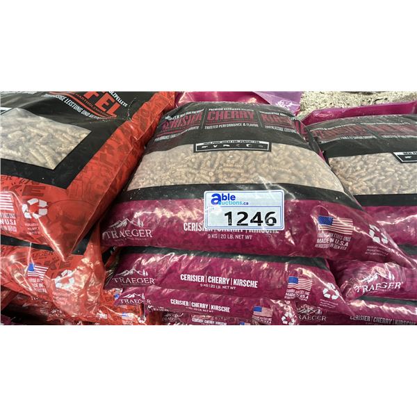 10 BAGS TRAEGER CHERRY WOOD PELLETS