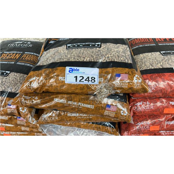 10 BAGS TRAEGER PECAN PELLETS