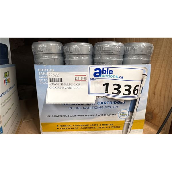 10X SMARTCHLOR CARTRIDGE FOR FROG @EASE IN-LINE SANITIZING SYSTEM. RETAIL TOTAL VALUE $400.