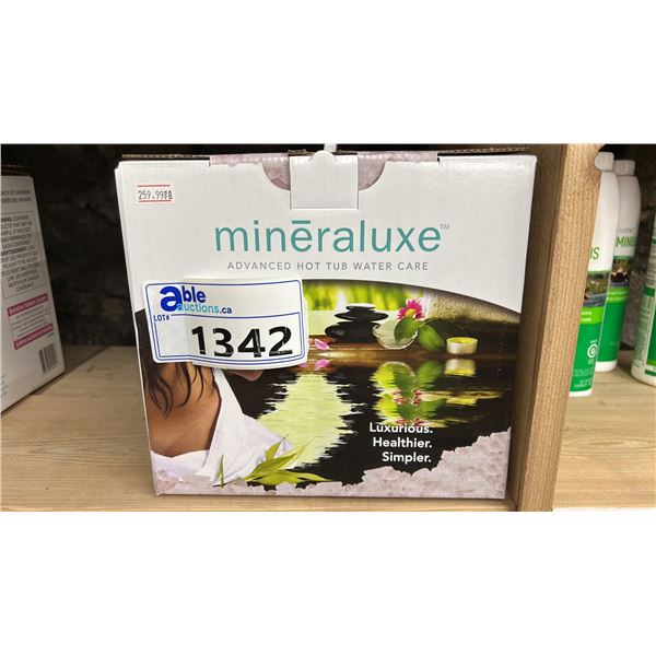 BROMINE GRANULES SYSTEM BY MINETRALUXE, ADVANCED HOT TUB WATER CARE. RETAIL $260