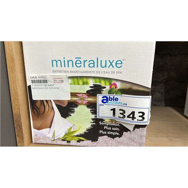 BROMINE GRANULES SYSTEM BY MINETRALUXE, ADVANCED HOT TUB WATER CARE. RETAIL $260