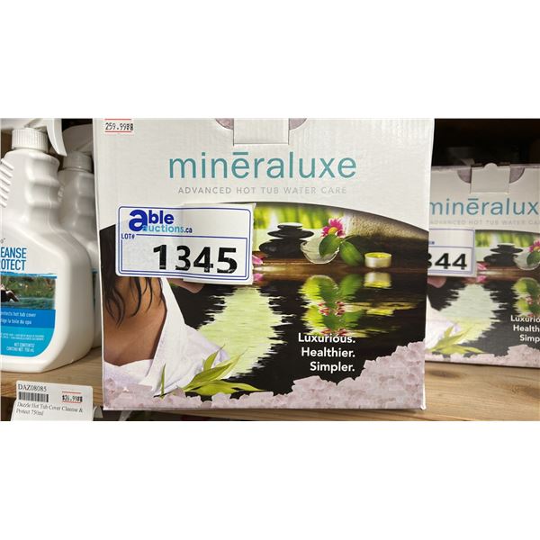 BROMINE GRANULES SYSTEM BY MINETRALUXE, ADVANCED HOT TUB WATER CARE. RETAIL $260
