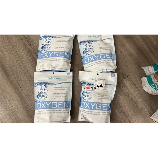 4X BAG OF OXYGEN, WEELY DEEP CLEANSE TREATMENT, BY MINERALUXE