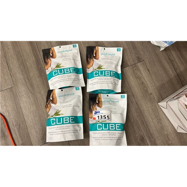4X BAG OF CUBE, MINERAL TREATMENT, NEXT LEVEL WATER COMFORT.
