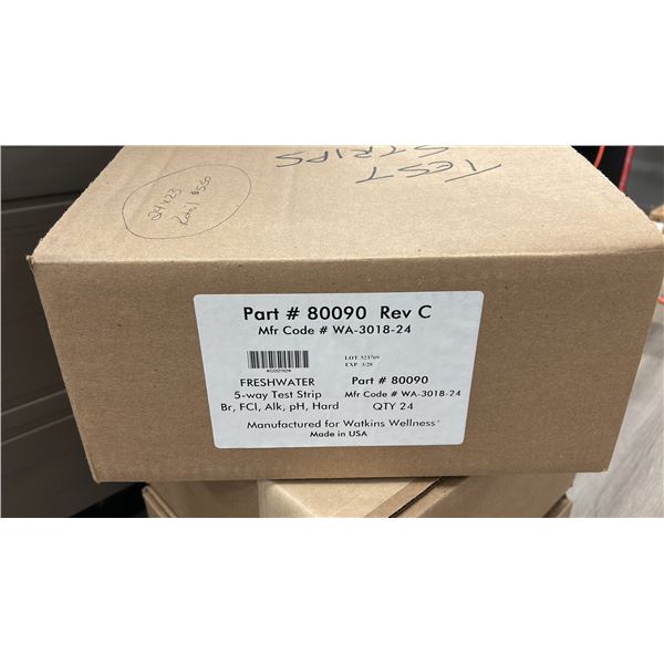 BOX OF 24, 5-WAY TEST STRIPS BY FRESHWATER