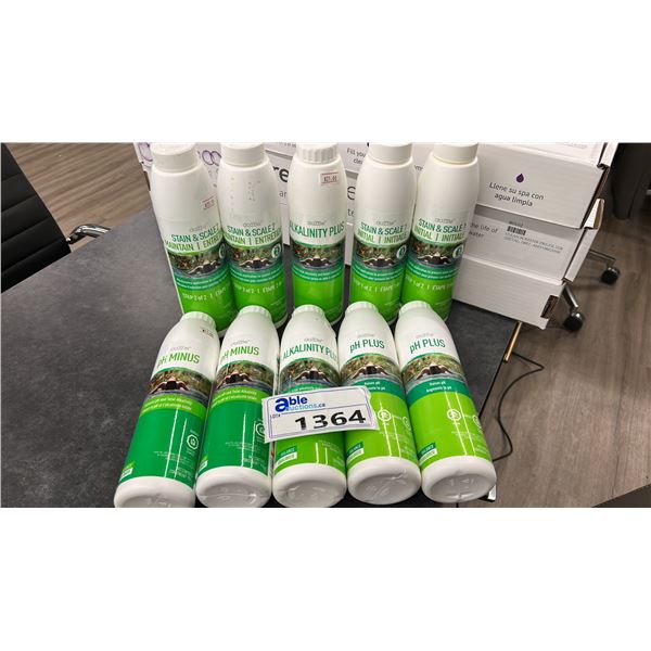 GROUP LOT. 2X STAIN & SCALE PART 1, 2X STAIN & SCALE PART 2, 2X PH MINUS, 2X PH PLUS,