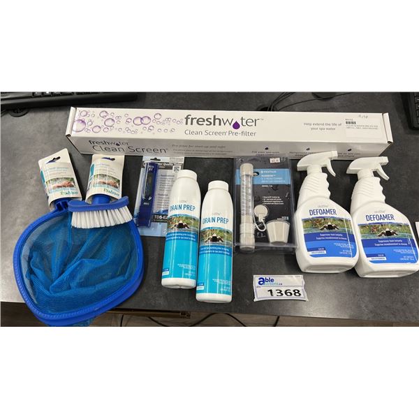 GROUP LOT. 1X CLEAN SCREEN, REMOVE ORGANIC CONTAMINANTS & METALS FROM ENTERING YOUR SPA,