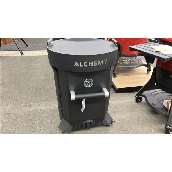 ALCHEMY AG23GS GRILL AND SMOKER.  CHARCOAL OR WOOD. $3,500 RETAIL