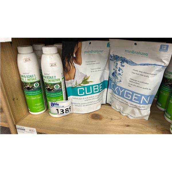 GROUP LOT. 4X STAIN & SCALE 1, INITIAL APPLICATION 4X STAIN & SCALE 2, MAINTENANCE APPLICATION,