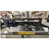 Image 1 : ENO 2 BURNER 24" PROPANE LA PLANCHA. MODEL 2400. RETAIL $1200. C/W COVER AND ELEVATED TRAY.