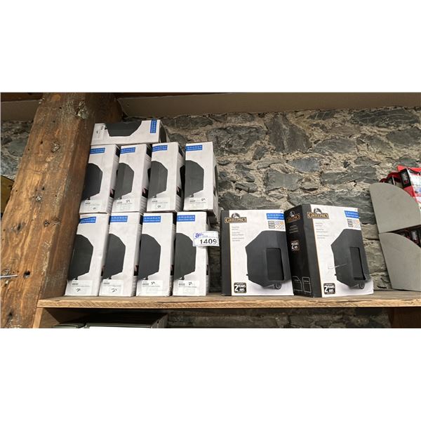 GROUP LOT OF GRILL PRO BBQ COVERS. APPROX 11