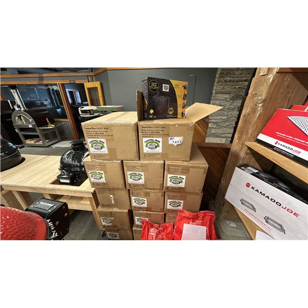 GROUP LOT 14 CASES X 6 PER CASE INNERFLOW GRILL COVERS. MODEL IBC-LH68. BRANDED CAPITAL IRON.
