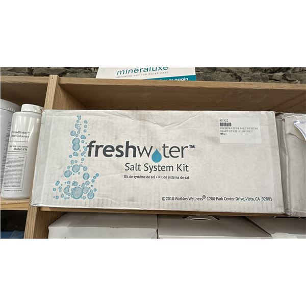 SALT STYSTEM START-UP KIT, BY FRESHWATER. RETAIL $700