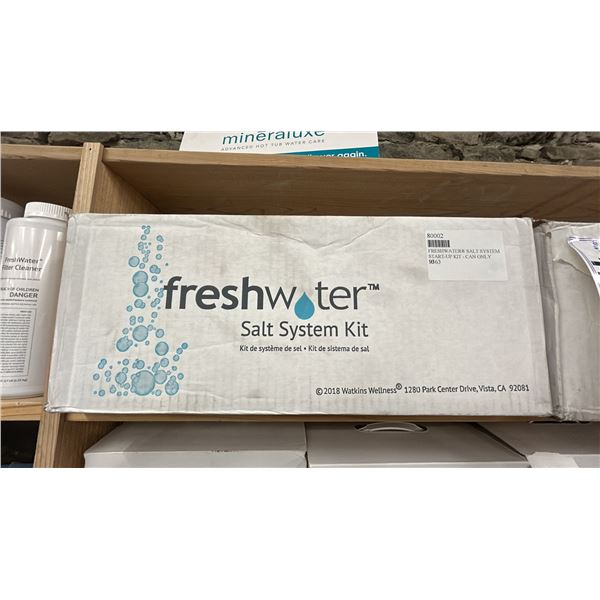 SALT STYSTEM START-UP KIT, BY FRESHWATER. RETAIL $700