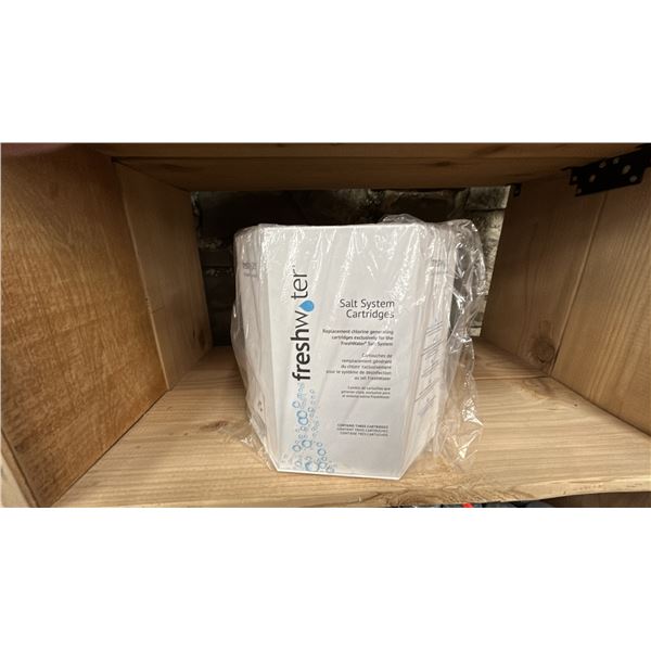 SALT CARTRIDGE SYSTEM, REPLACEMENT CHLORINE GENERATING CARTRIDGES FOR FRESHWATER SALT SYSTEM.
