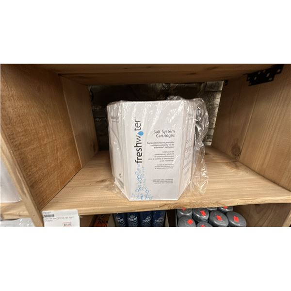 SALT CARTRIDGE SYSTEM, REPLACEMENT CHLORINE GENERATING CARTRIDGES FOR FRESHWATER SALT SYSTEM.