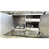 Image 16 : GROUP LOF OF JACKSON GRILLS OUTDOOR KITCHEN ITEMS. NATURAL GAS. 41" 5 BURNER GRILL, 25" ICE BUCKET,