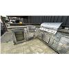 Image 1 : GROUP LOF OF JACKSON GRILLS OUTDOOR KITCHEN ITEMS. NATURAL GAS. 41" 5 BURNER GRILL, 25" ICE BUCKET,
