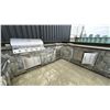 Image 2 : GROUP LOF OF JACKSON GRILLS OUTDOOR KITCHEN ITEMS. NATURAL GAS. 41" 5 BURNER GRILL, 25" ICE BUCKET,