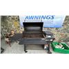 Image 2 : TRAEGER IRONWOOD XL ELECTRIC SMOKER, GRILL. WIFI ENABLED. PELLET STORAGE, 6' LONG. USED OUTDOOR