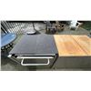 Image 15 : CROWN VERITY STAINLESS OUTDOOR KITCHEN COMPONENTS. OVERALL 9'6". 24" BAR FRIDGE, PULLOUTS, X 2, D...