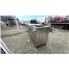 Image 2 : CROWN VERITY STAINLESS OUTDOOR KITCHEN COMPONENTS. OVERALL 9'6". 24" BAR FRIDGE, PULLOUTS, X 2, D...