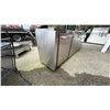 Image 4 : CROWN VERITY STAINLESS OUTDOOR KITCHEN COMPONENTS. OVERALL 9'6". 24" BAR FRIDGE, PULLOUTS, X 2, D...