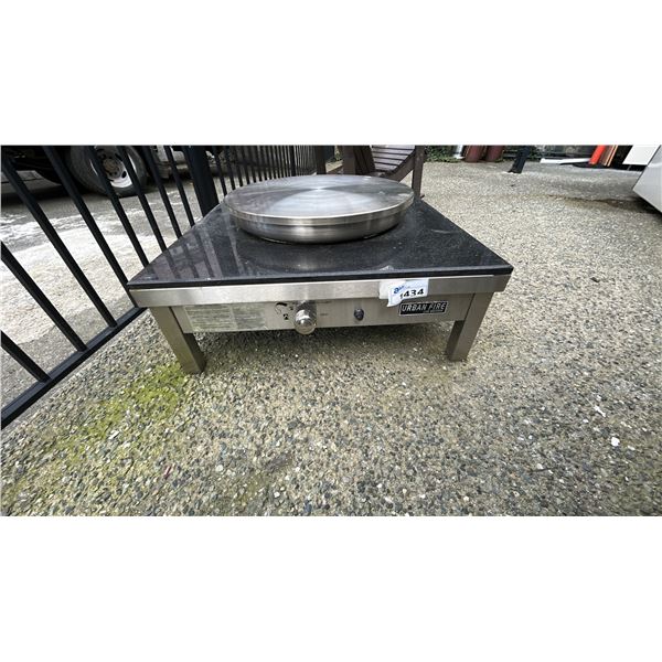 URBAN FIRE NATURAL GAS FIRE TABLE. 36" X 36"