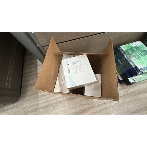 CASE OF 5 X FRESHWATER SPA KITS. RETAIL $1400