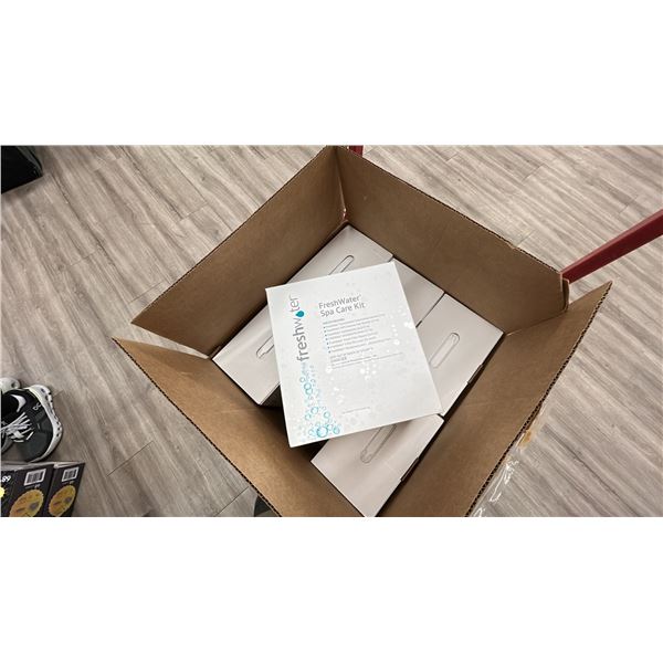 CASE OF 6 X FRESHWATER SPA KITS. RETAIL $1680