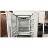 Image 2 : BOSCH 36"W X 7'H FRIDGE. FRENCH DOORS, MODEL B36BT935NS. RETAIL $17,000