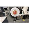 Image 1 : SPIN TO WIN WHEEL OF FORTUNE. 34" DIAMETER WHEEL MOUNTED ON A FLOOR STAND 71" HIGH.