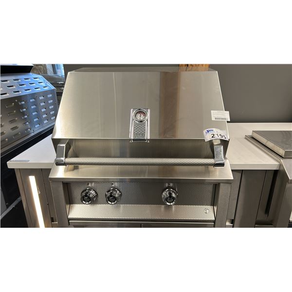 HESTON ASPIRE GRILL. 30" BUILT IN STYLE. NATURAL GAS GRILL. OVER $8,000 RETAIL
