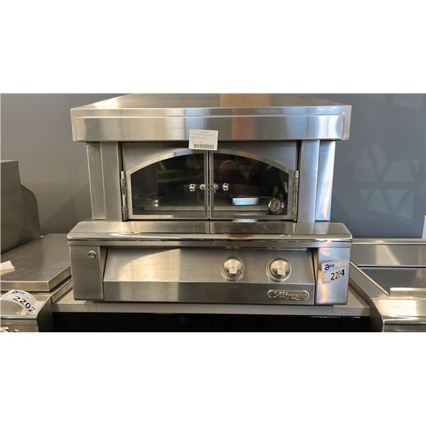 ALFRESCO OUTDOOR COUNTERTOP PIZZA OVEN. NATURAL GAS. 30" WIDE